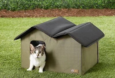 Outdoor cat houses
